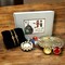 Rakhi Gift Hamper with Gift Box Set of 2 Rakhi with Traditional Puja Plate Roli Chawal Candle Holder - Raksha Bandhan Bracelet Rakhi for Brother Bhai Bhabhi Sister-In-Law